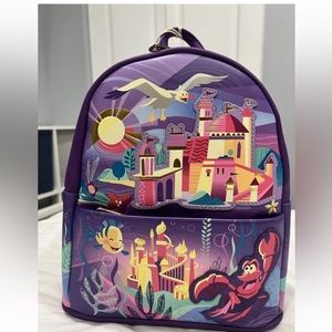 The Little Mermaid Castle Mini Backpack Loungefly